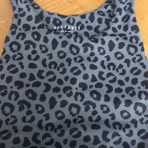 Anthropologie All Fenix Sports Charcoal Leopard Jagger Long Bra size medium bra - Picture 7 of 9